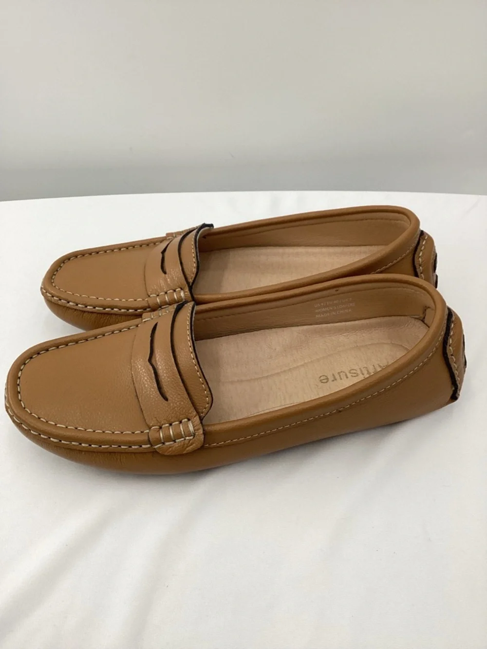 Artisure Classic Comfort Penny Loafers Tan Penny Loafers